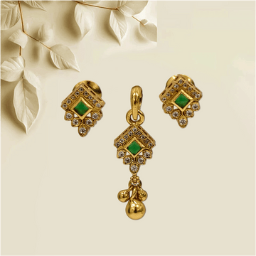 Premium Gold-Plated Pendant Set