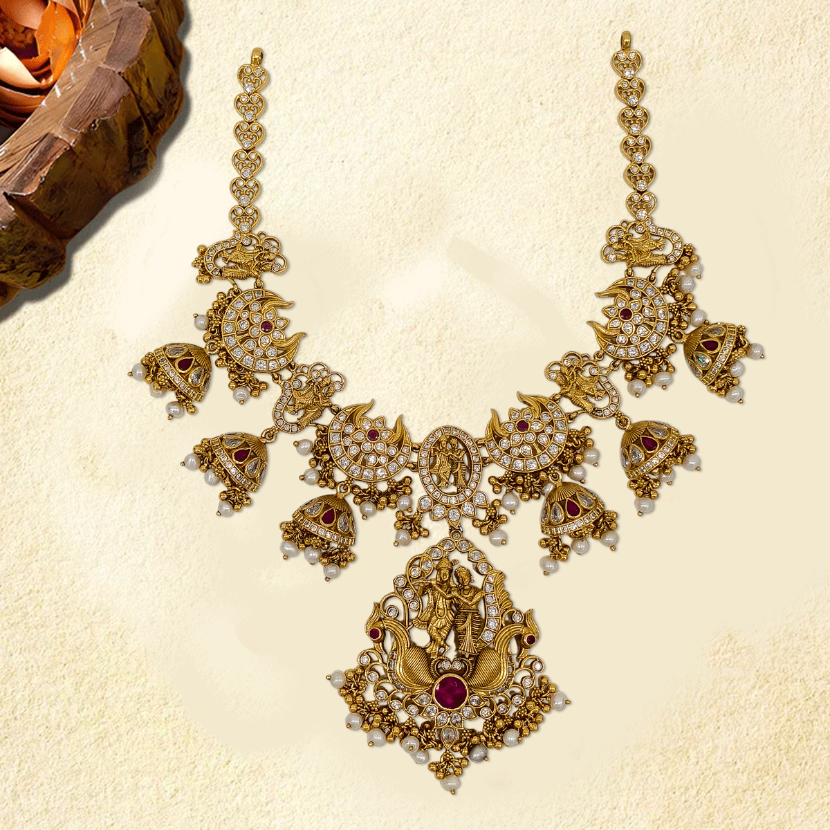 Aurora Color Stone Necklace