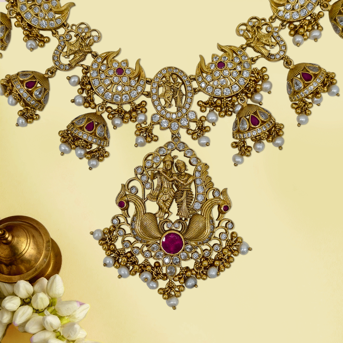 Aurora Color Stone Necklace