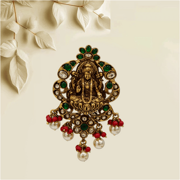 Dazzling 3D Kundan Pendant