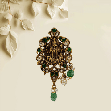 Dazzling 3D Kundan Pendant