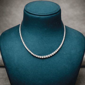 Modern Glam Silver Necklace