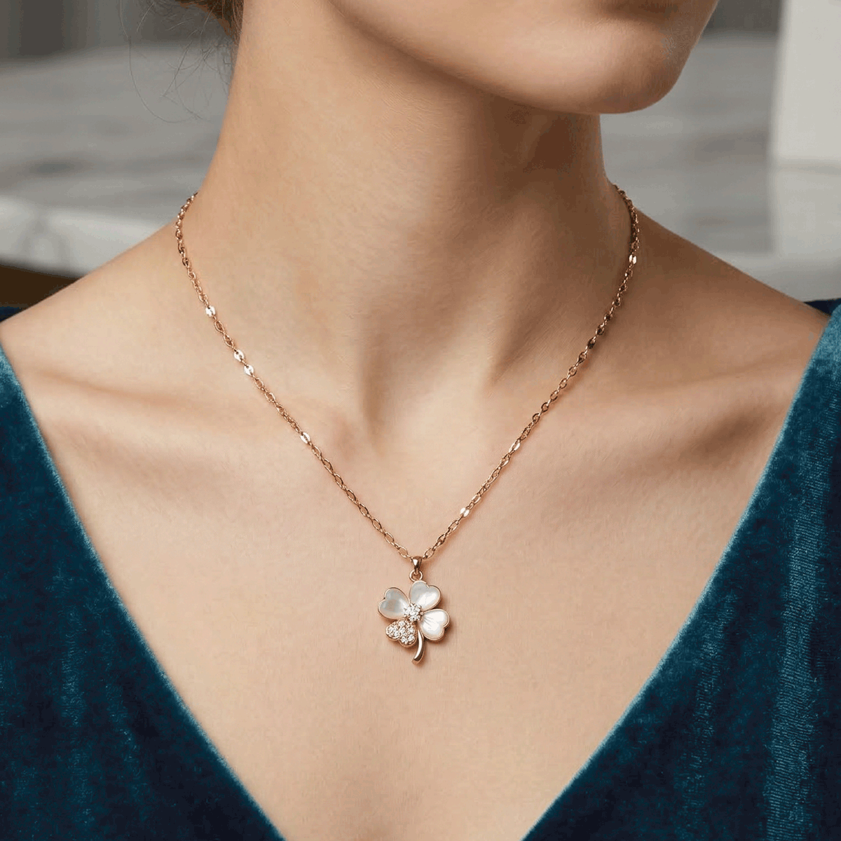 Rose Radiance Neck Chain