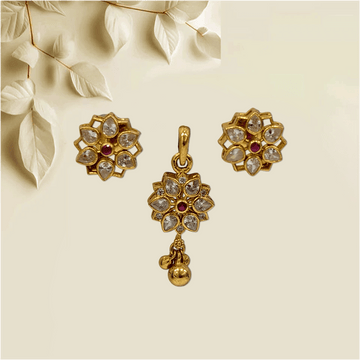 Premium Gold-Plated Pendant Set