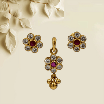 Premium Gold-Plated Pendant Set