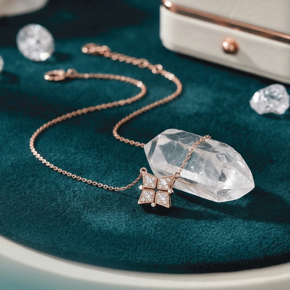 Rose Radiance Neck Chain