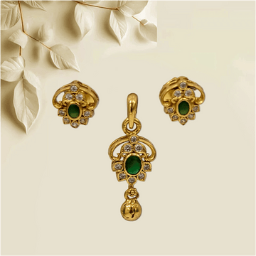 Premium Gold-Plated Pendant Set