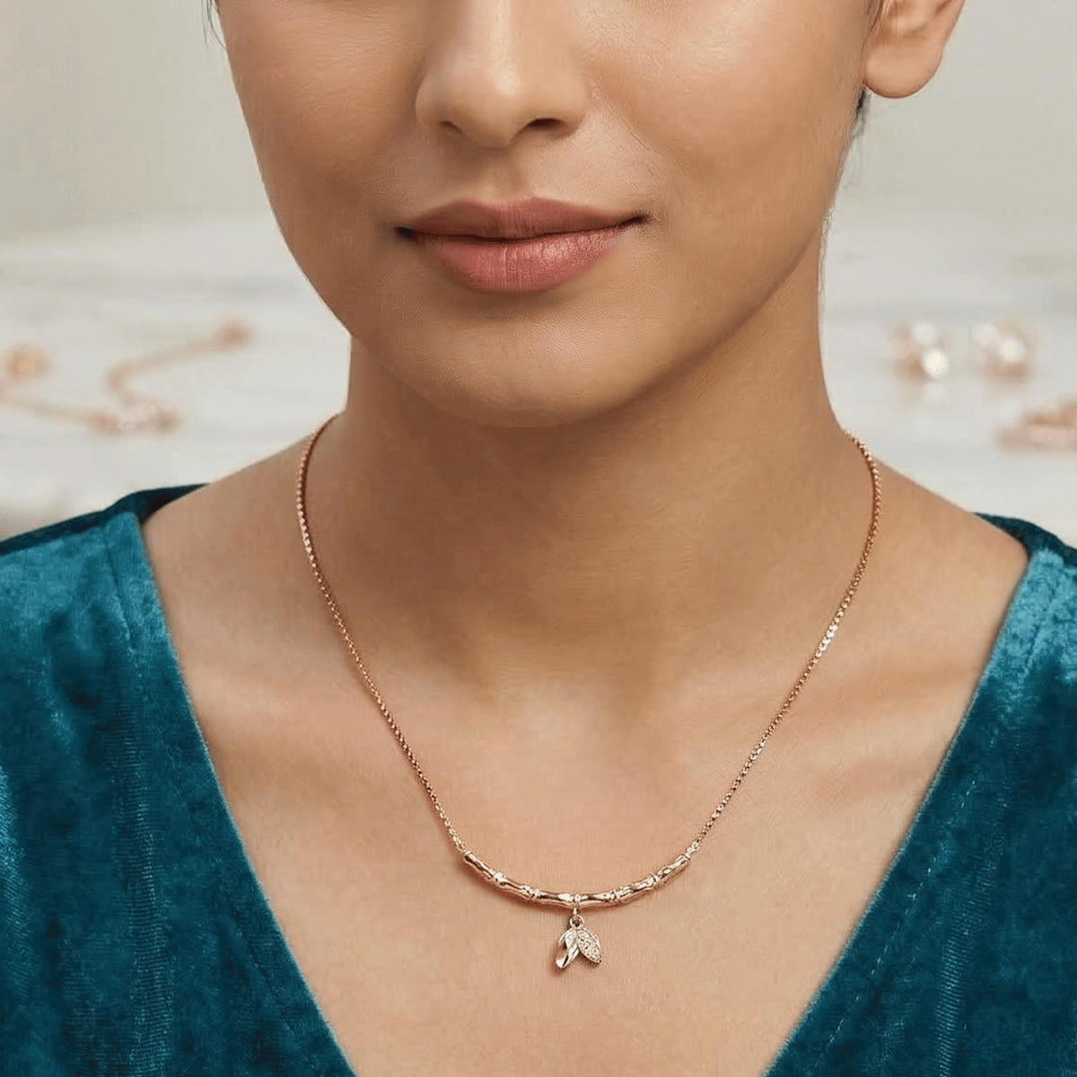 Rose Radiance Neck Chain