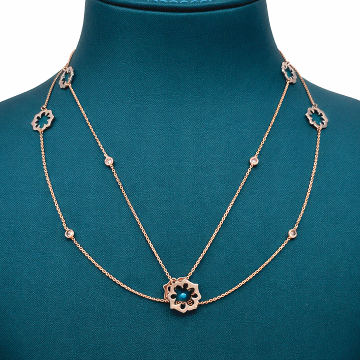 Rose Radiance Neck Chain