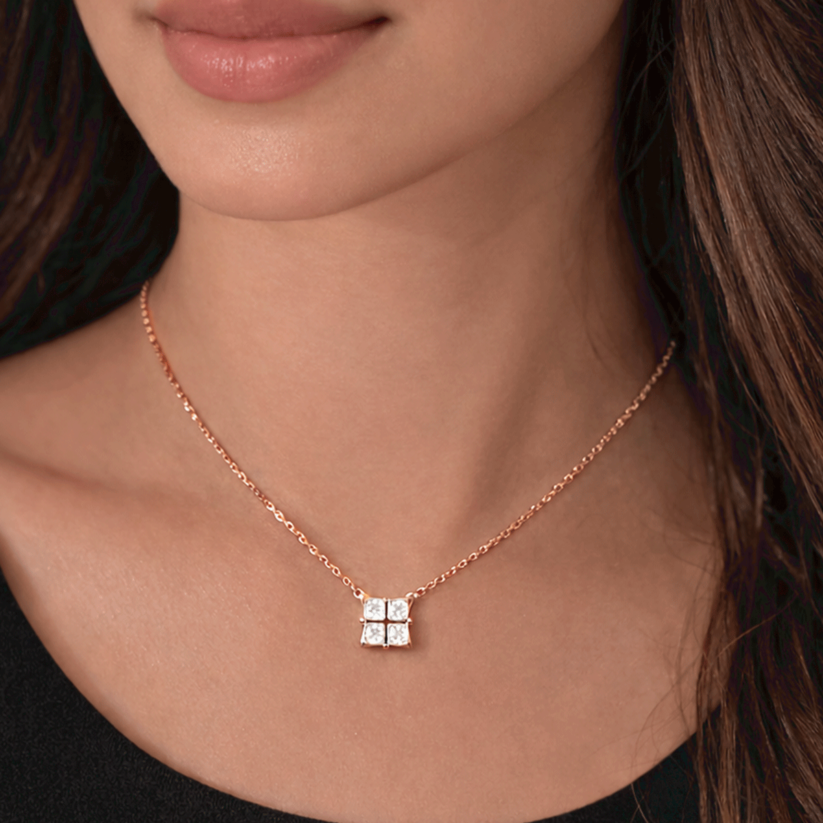 Rose Radiance Neck Chain