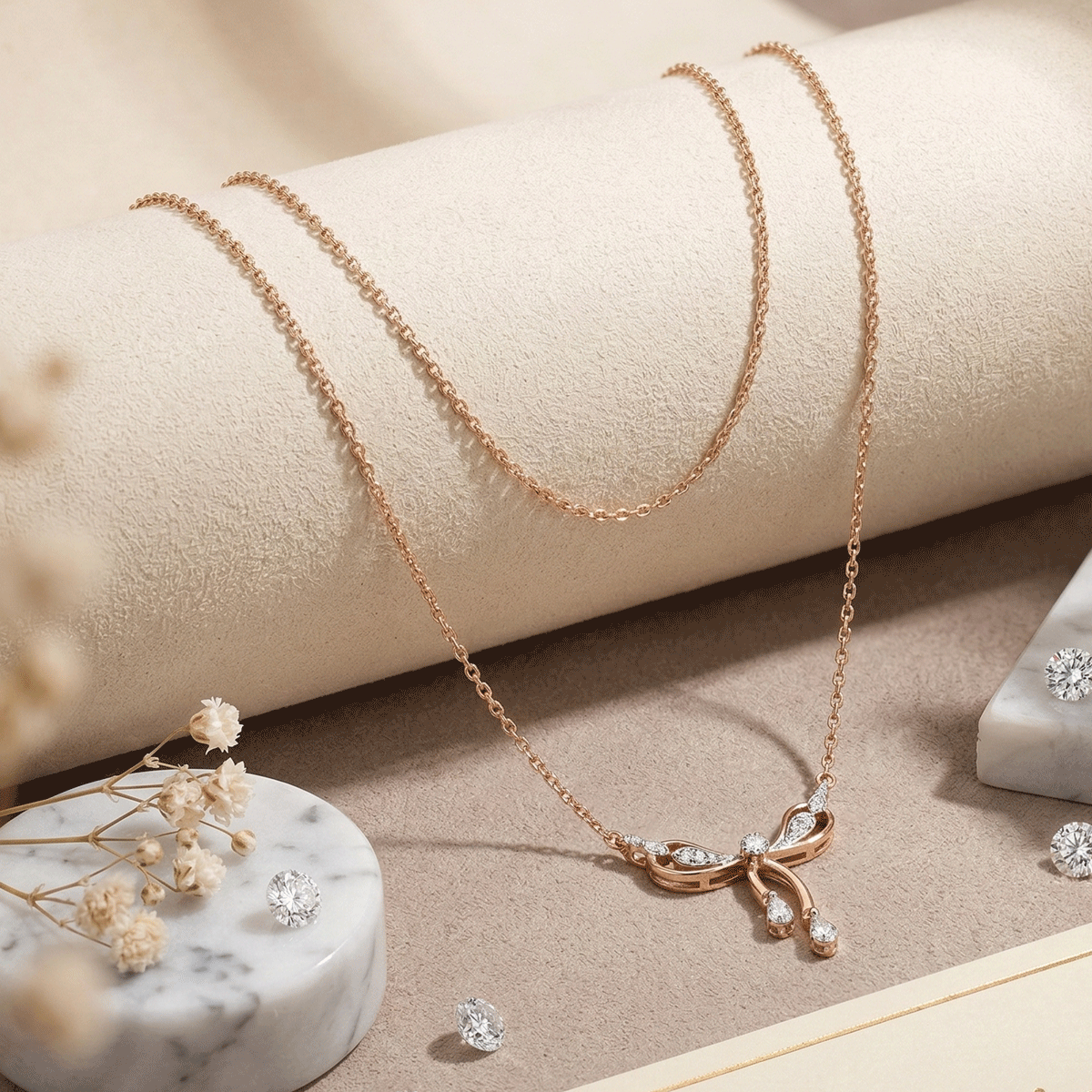 Rose Radiance Neck Chain