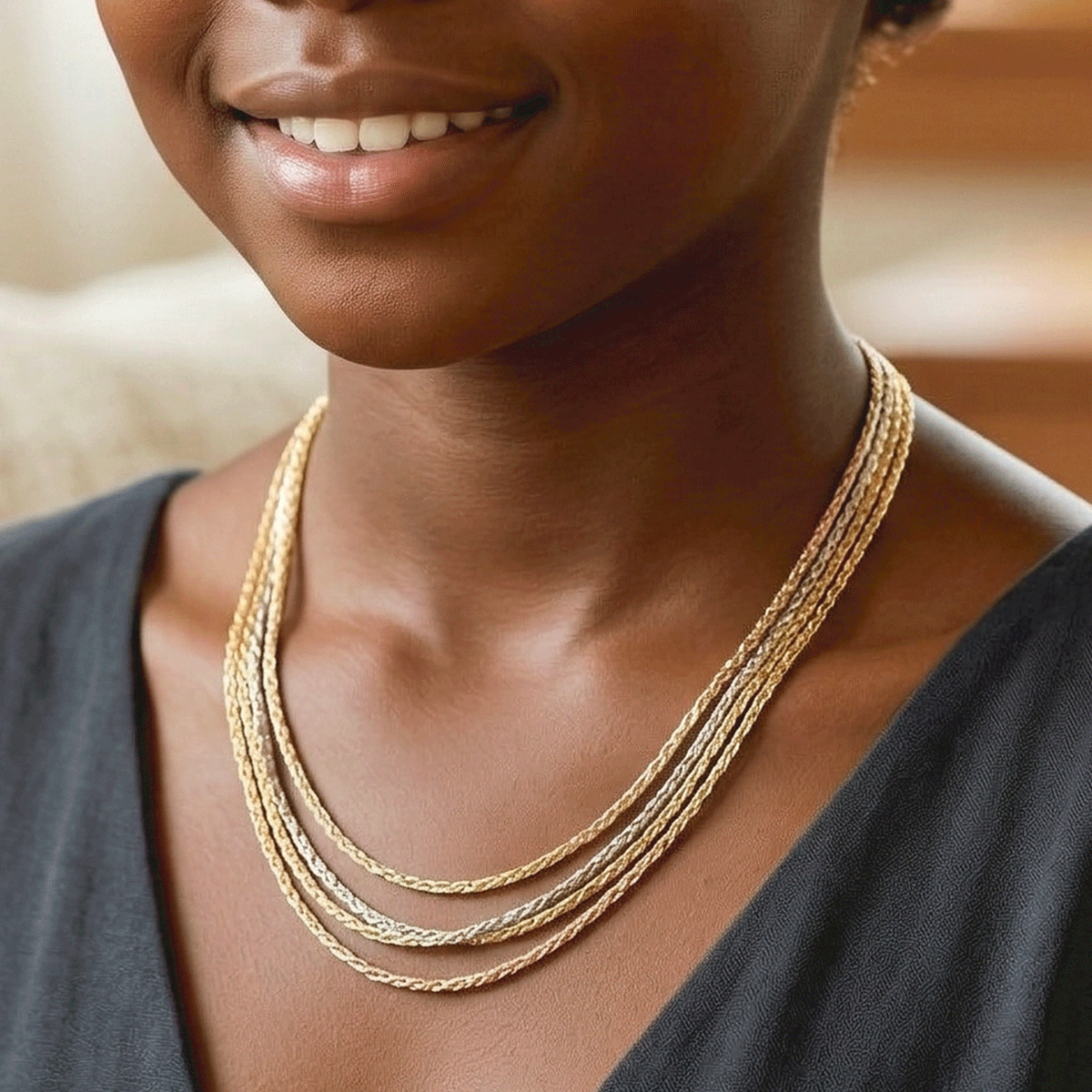 Rose Radiance Neck Chain