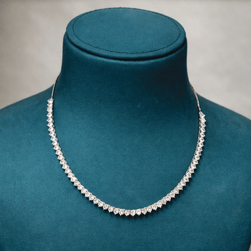Modern Glam Silver Necklace