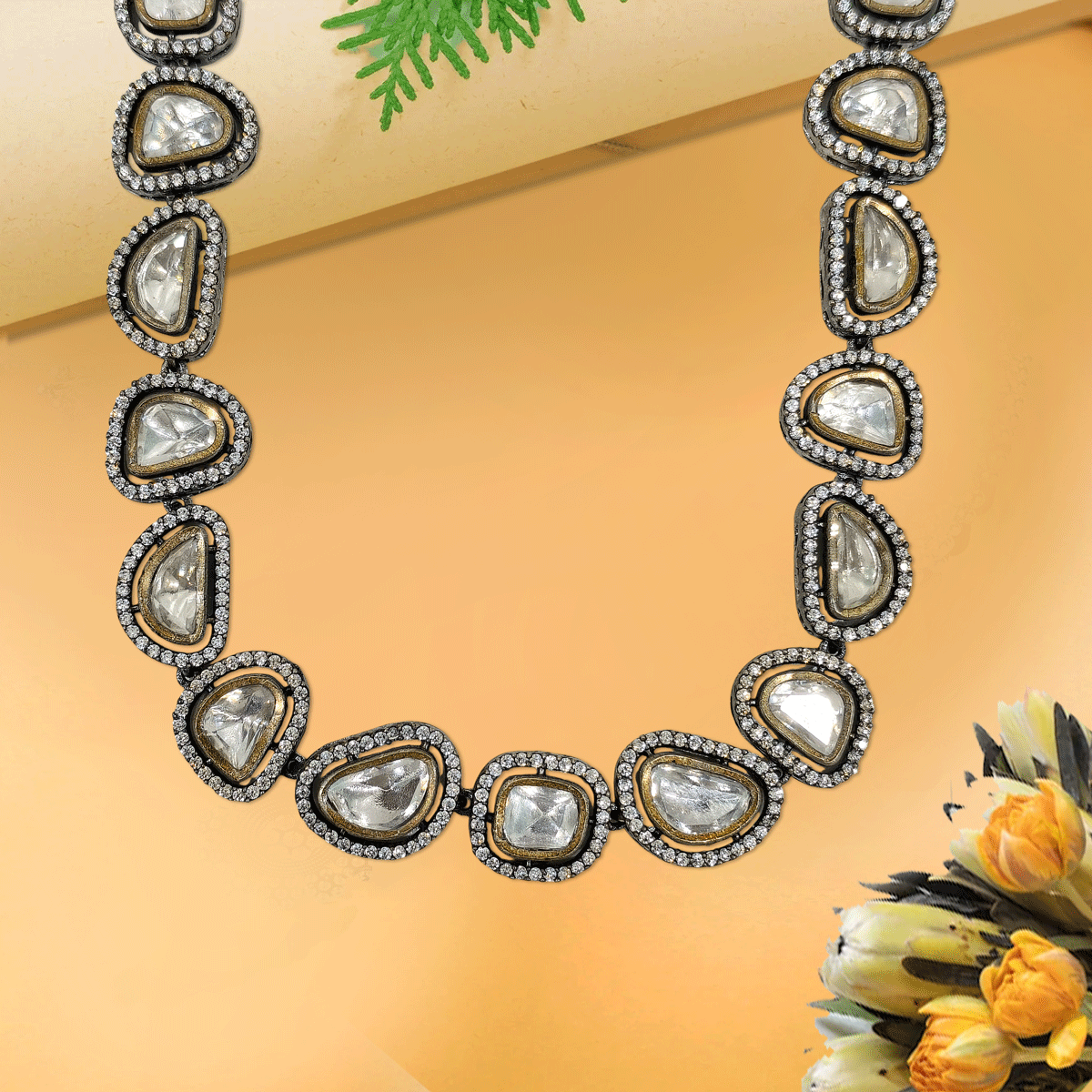 Eternal Grace Oxidised Necklace