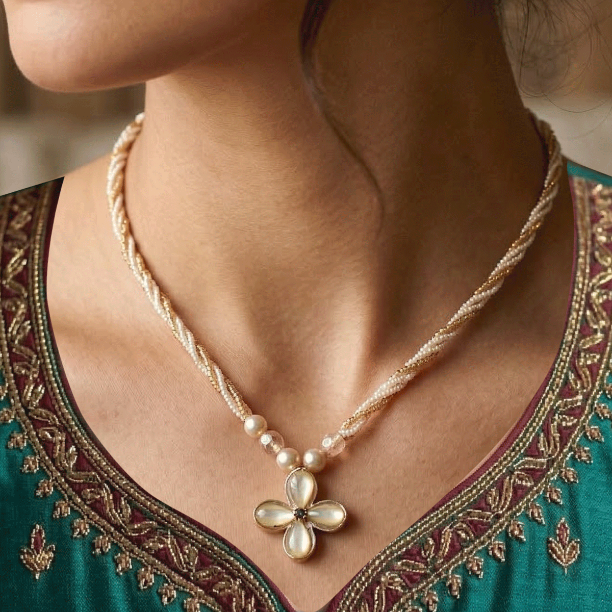 Boho Style Beaded Chain