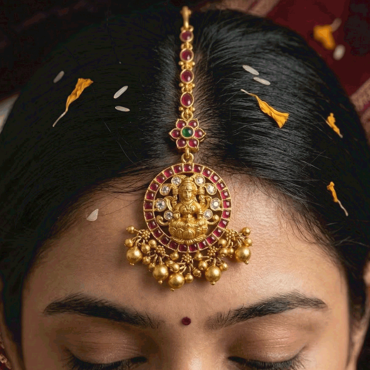 Classic Glow  Nethi Chutti – Gold Plated
