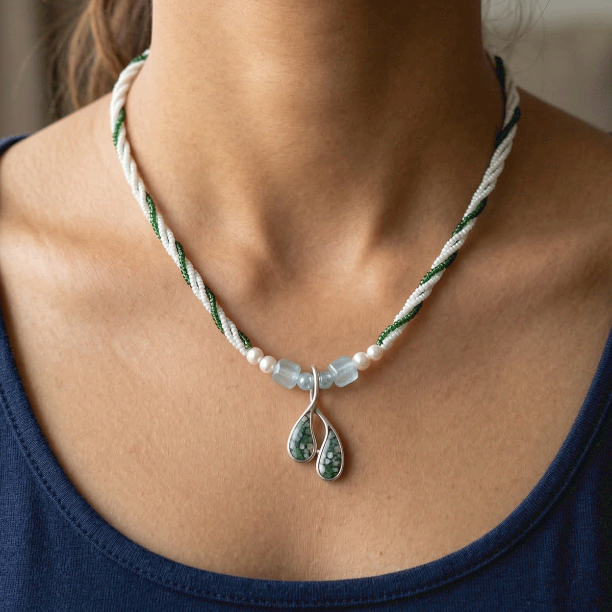 Boho Style Beaded Chain