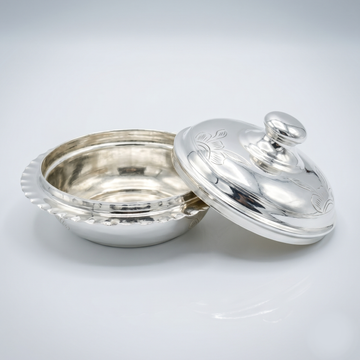 92.5 Sterling Silver Serving Bowl with Lid