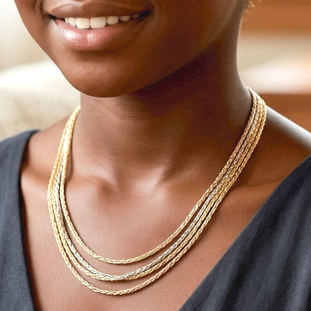Rose Radiance Neck Chain