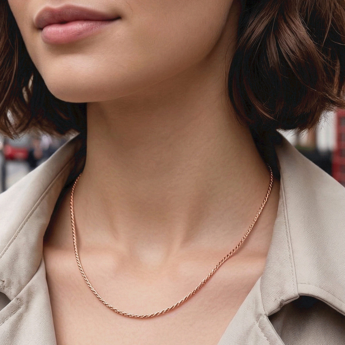 Rose Radiance Neck Chain