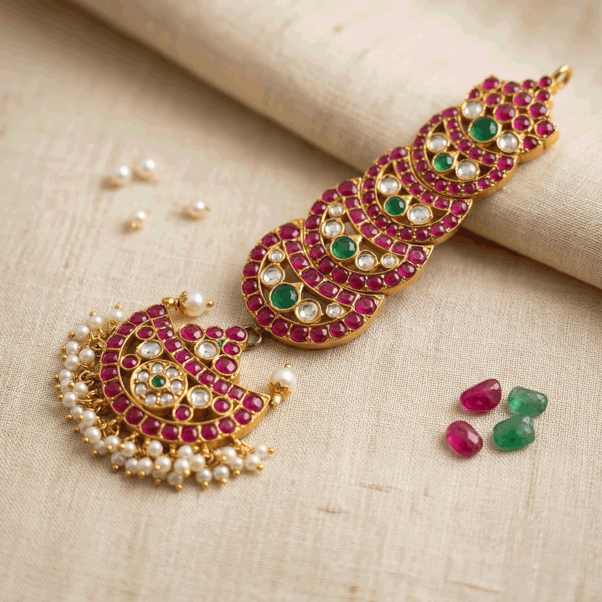 Classic Glow  Nethi Chutti – Gold Plated