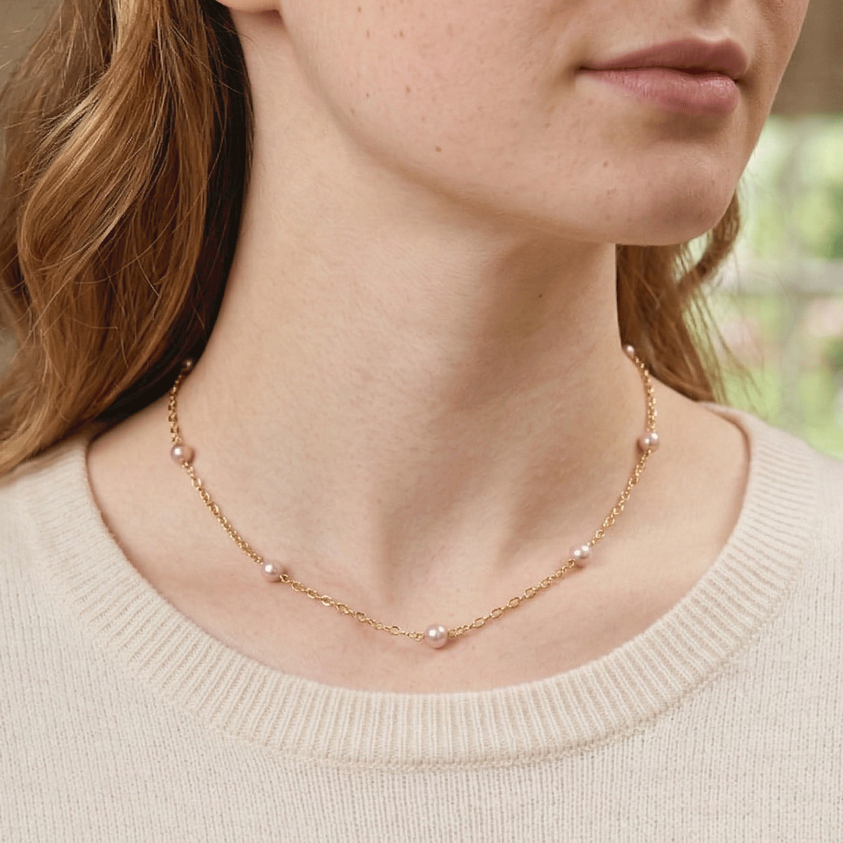 Rose Radiance Neck Chain