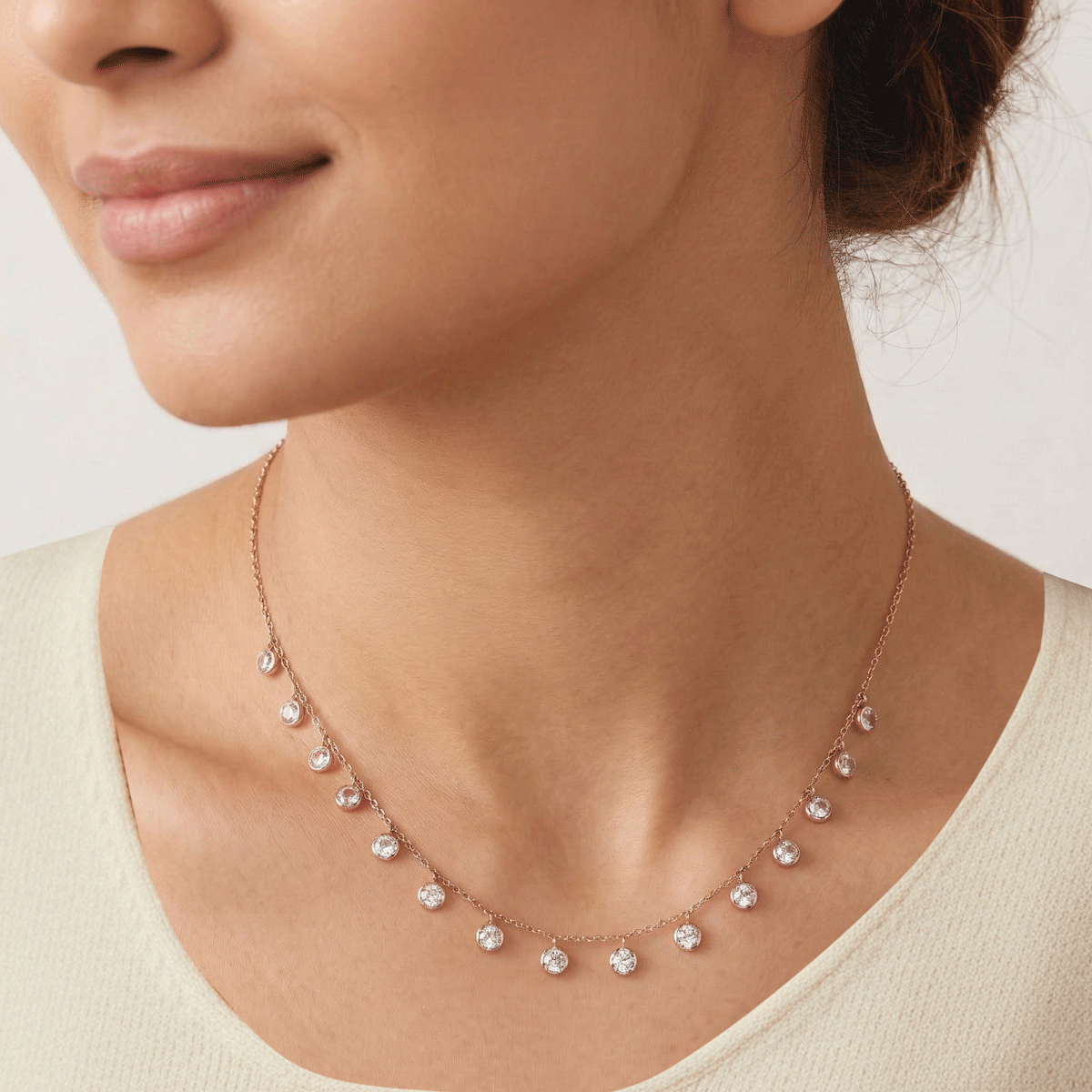 Rose Radiance Neck Chain