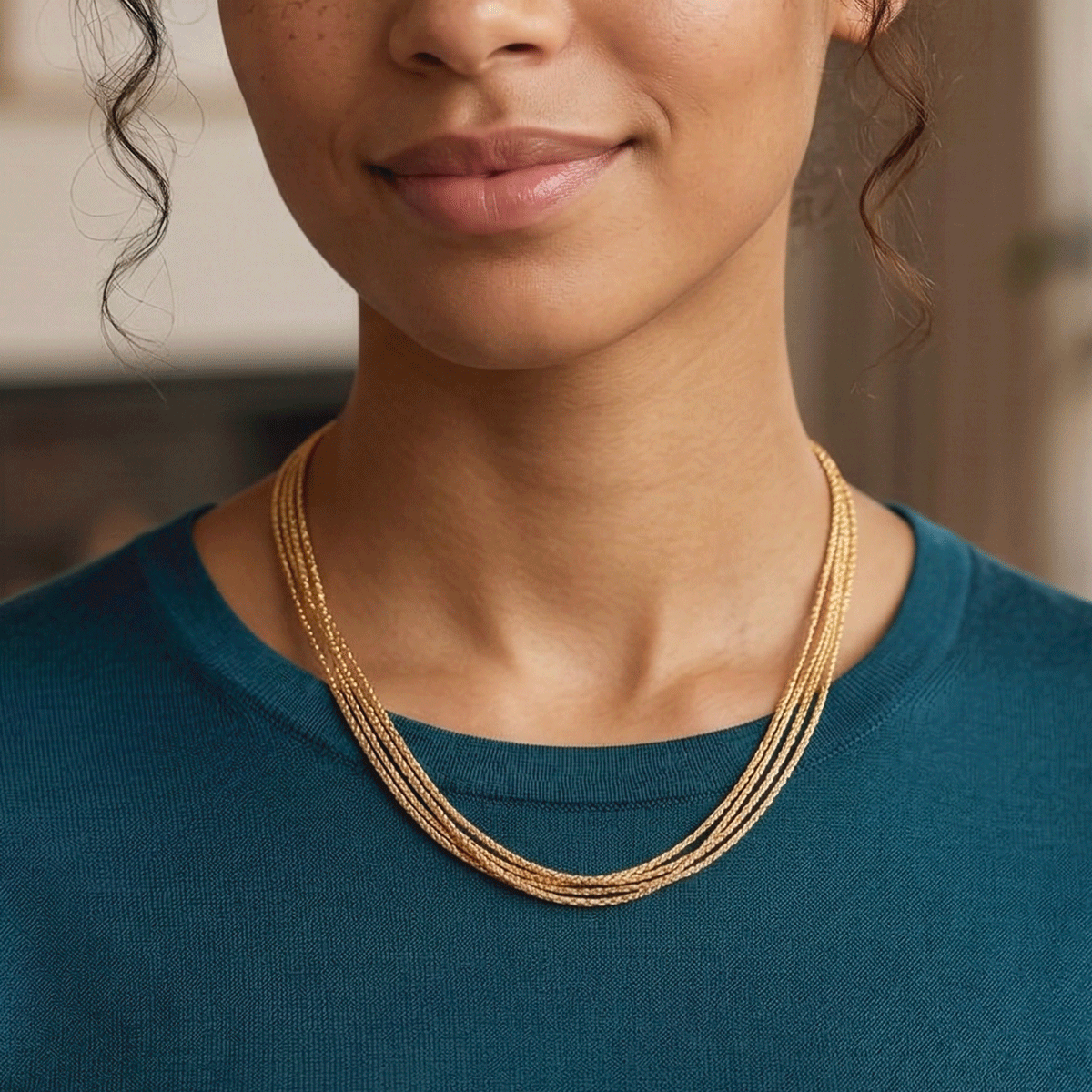 Rose Radiance Neck Chain