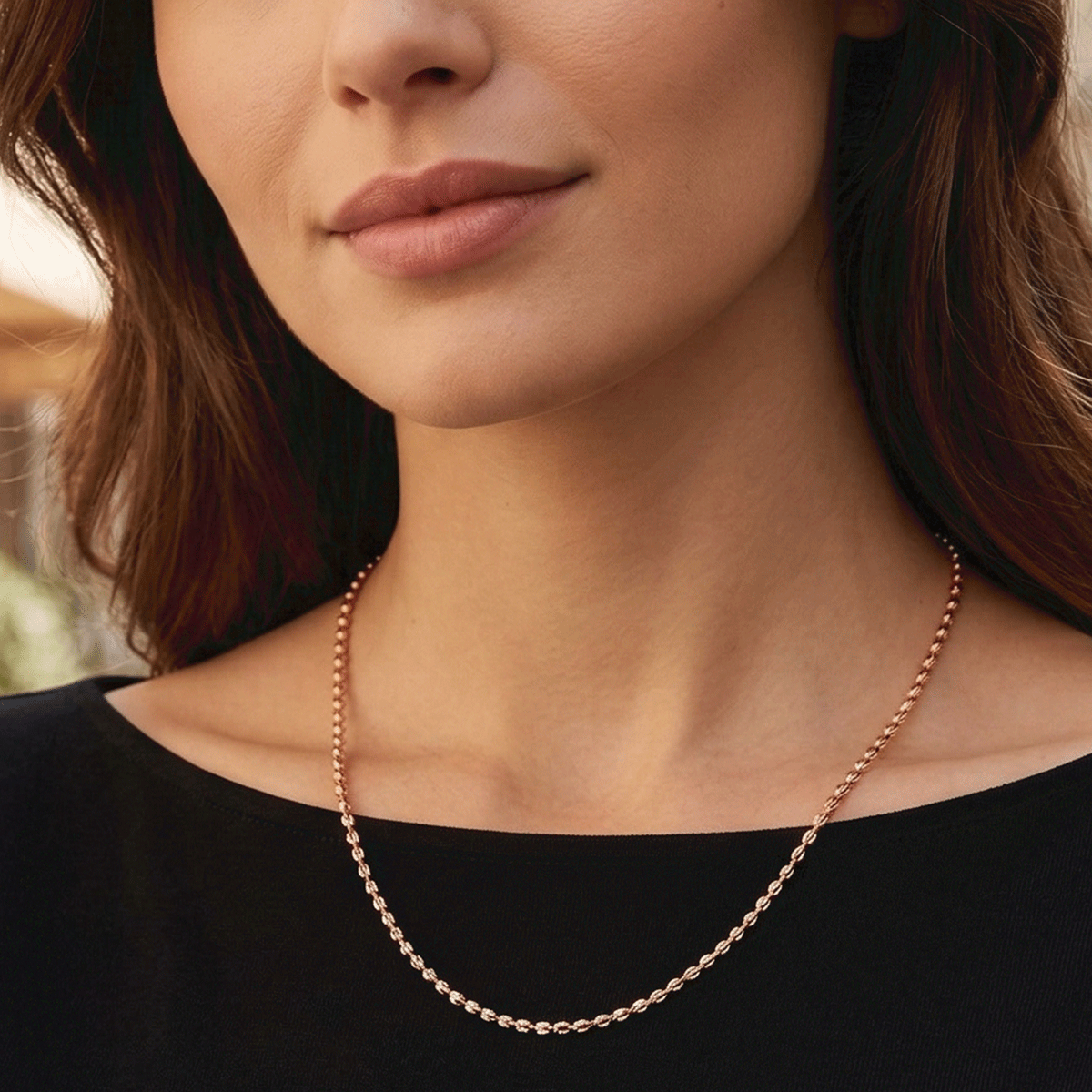 Rose Radiance Neck Chain