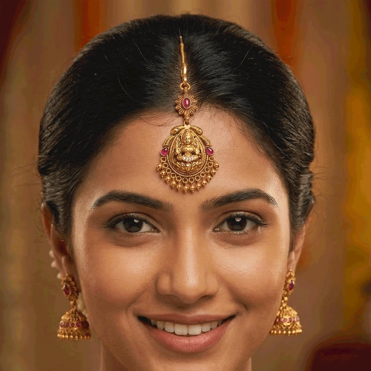Classic Glow  Nethi Chutti – Gold Plated