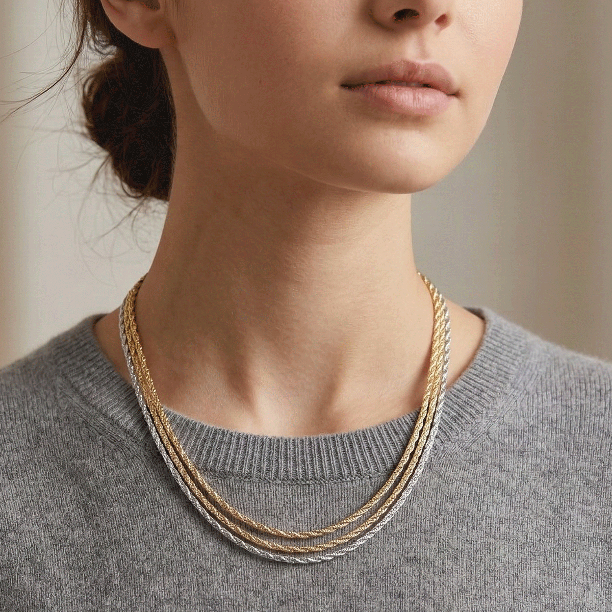 Rose Radiance Neck Chain