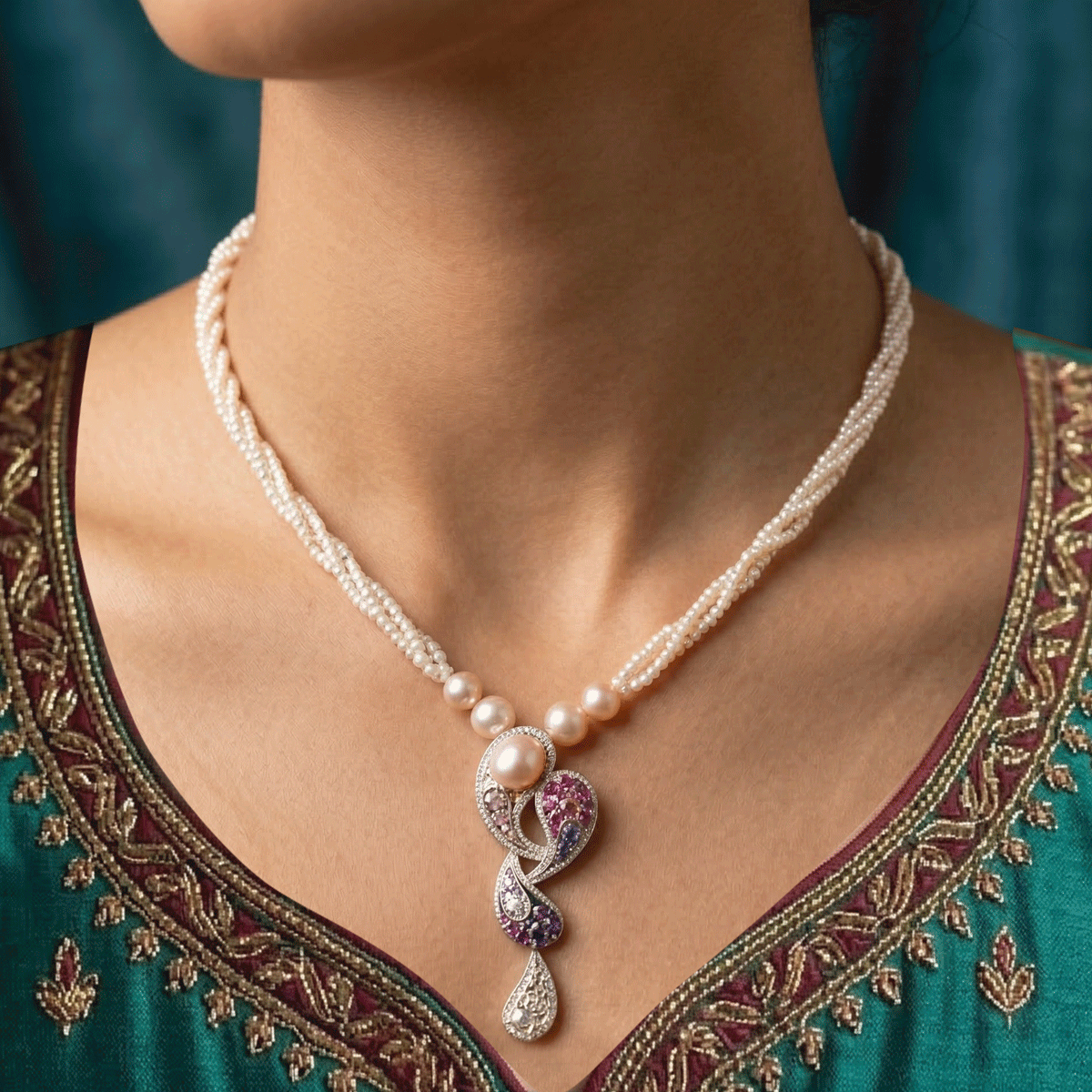 Boho Style Beaded Chain