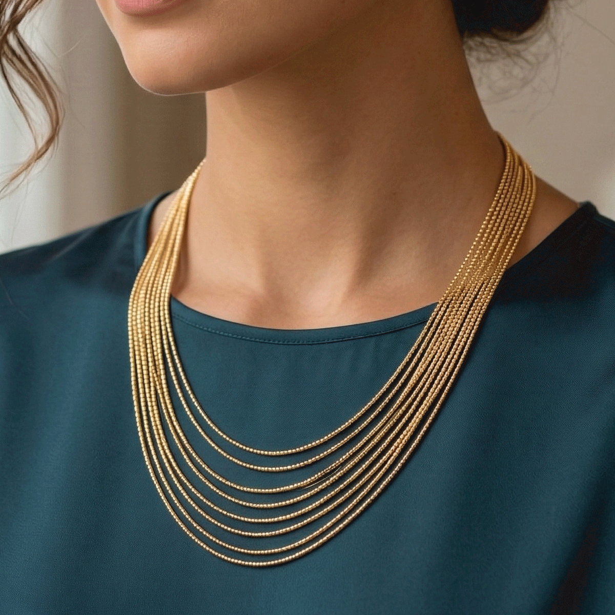Rose Radiance Neck Chain