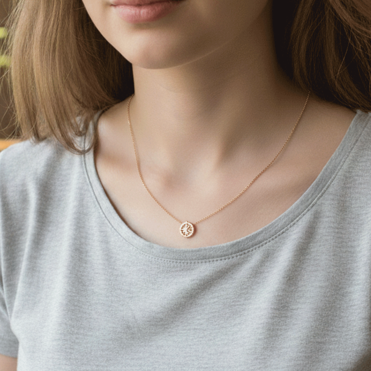 Rose Radiance Neck Chain