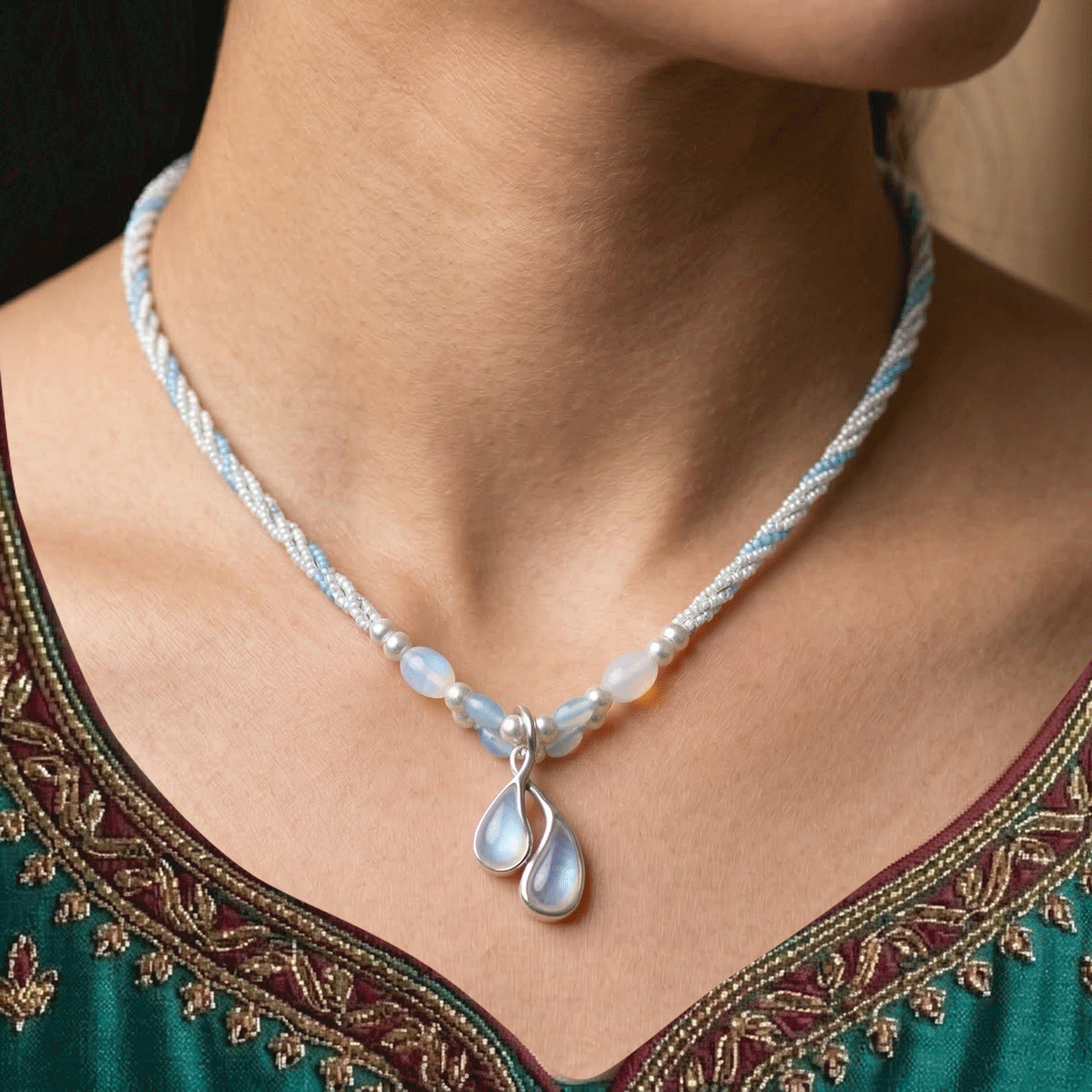 Boho Style Beaded Chain