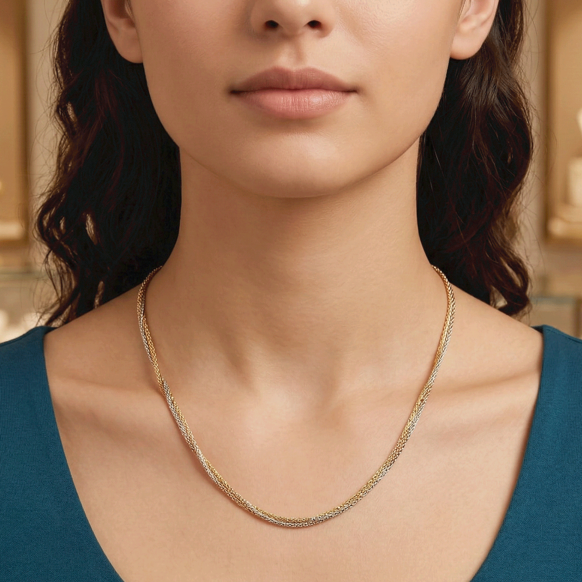Rose Radiance Neck Chain