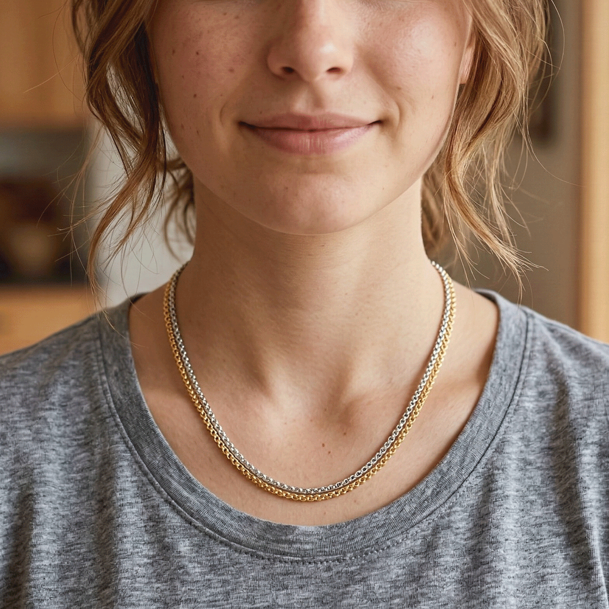 Rose Radiance Neck Chain