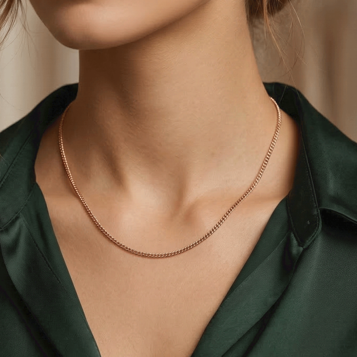 Rose Radiance Neck Chain