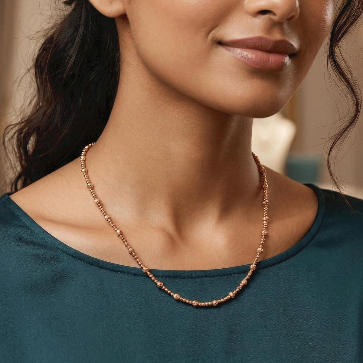 Rose Radiance Neck Chain