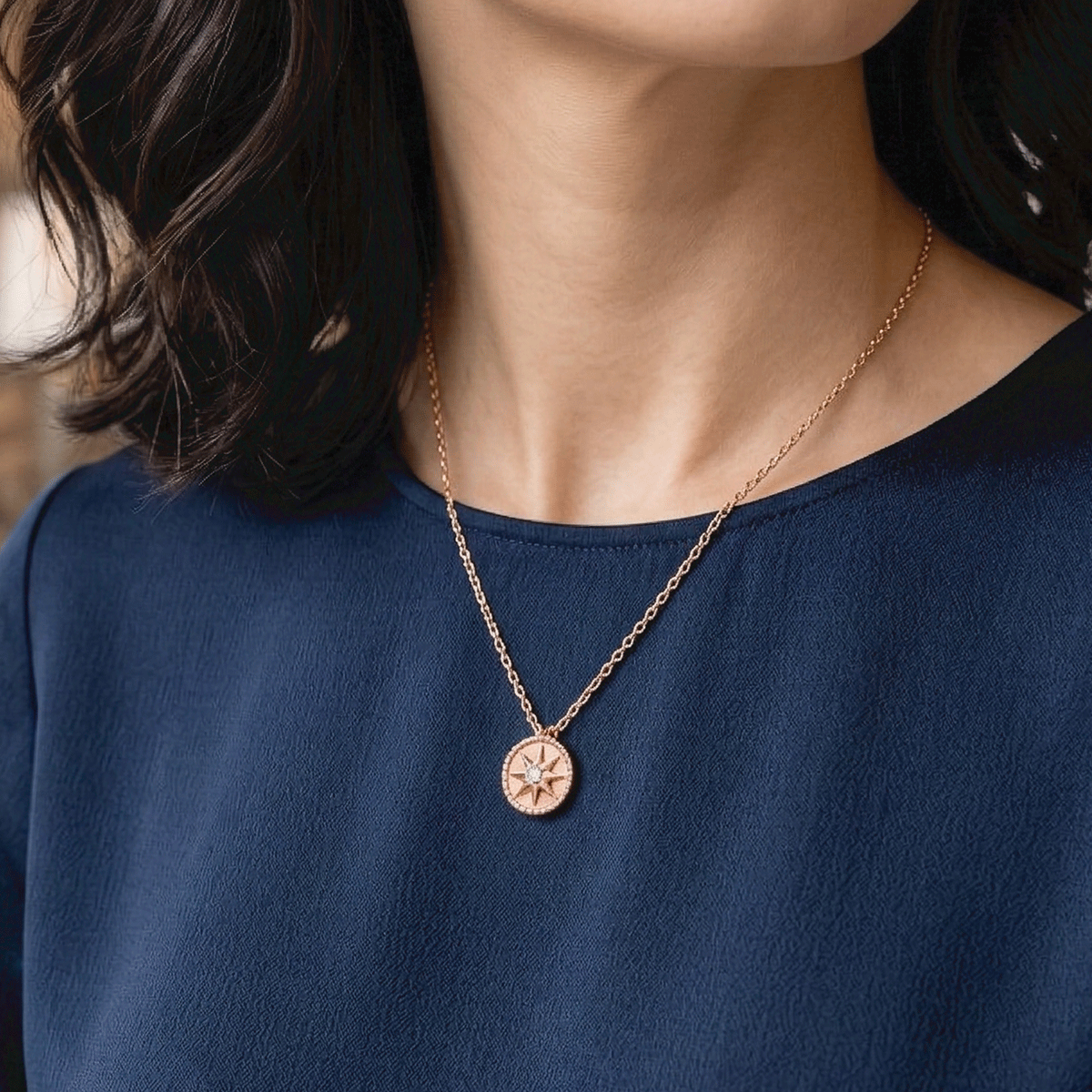Rose Radiance Neck Chain