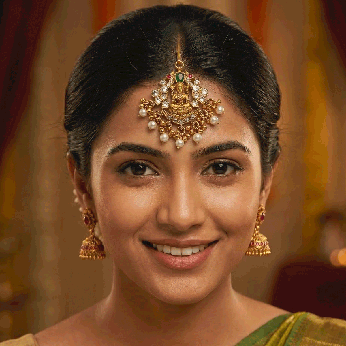 Classic Glow  Nethi Chutti – Gold Plated