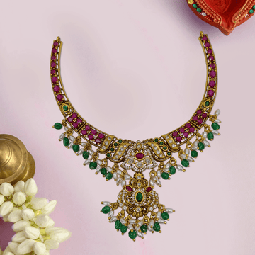 Aurora Color Stone Necklace