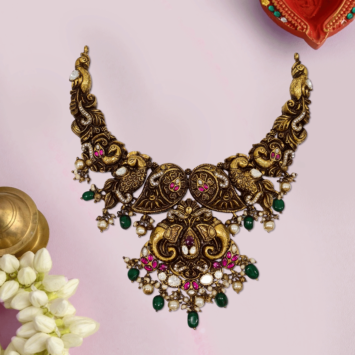 Divine Nagas Kundan Necklace