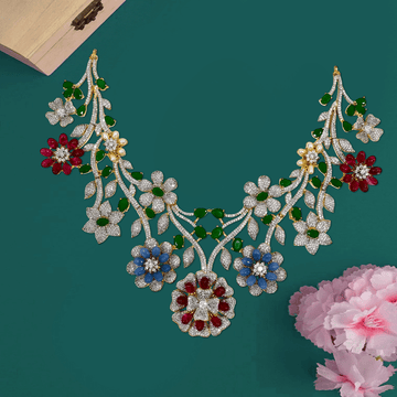 Dazzling Zircon Sparkle Necklace