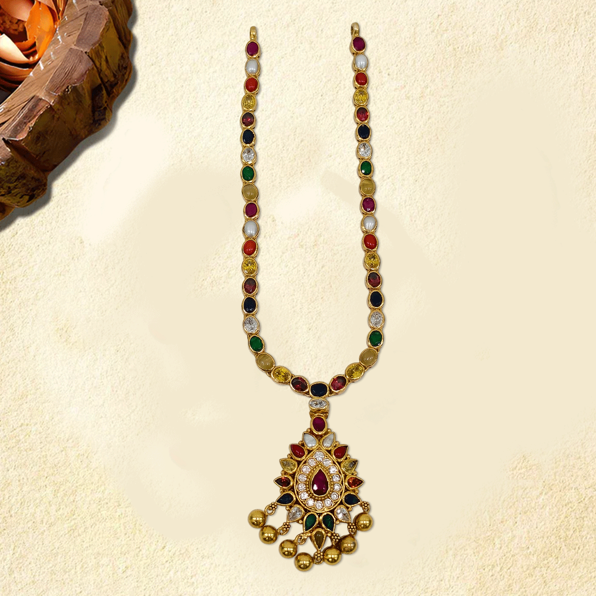 Aurora Color Stone Necklace