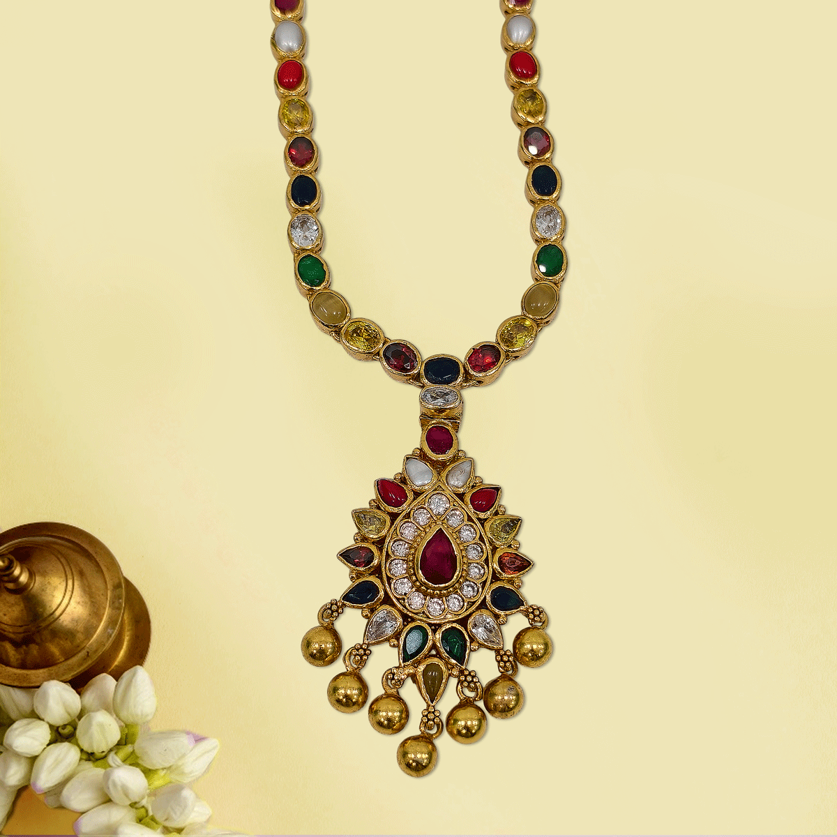 Aurora Color Stone Necklace