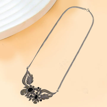 Eternal Grace Oxidised Necklace