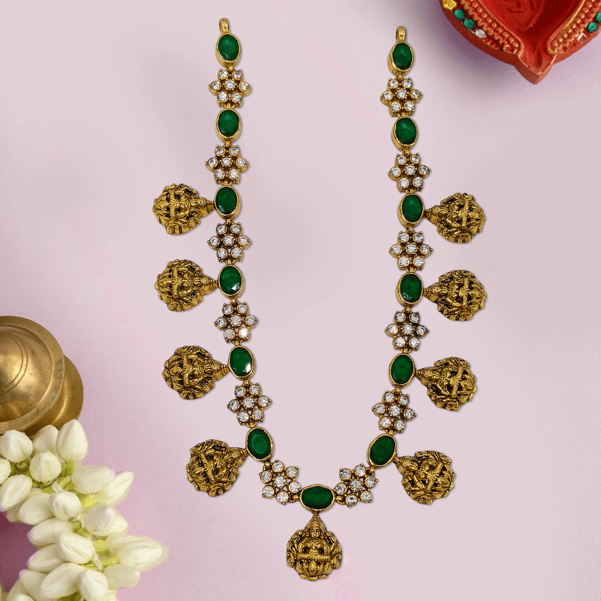 Aurora Color Stone Necklace