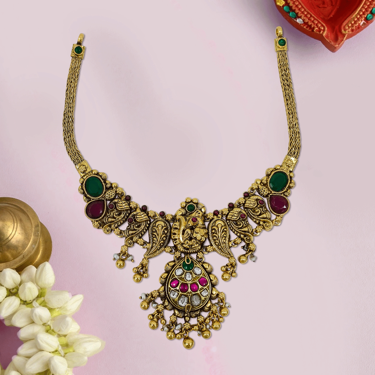 Divine Nagas Kundan Necklace