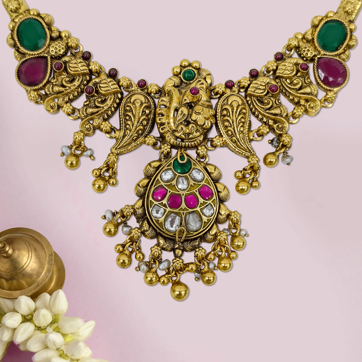 Divine Nagas Kundan Necklace